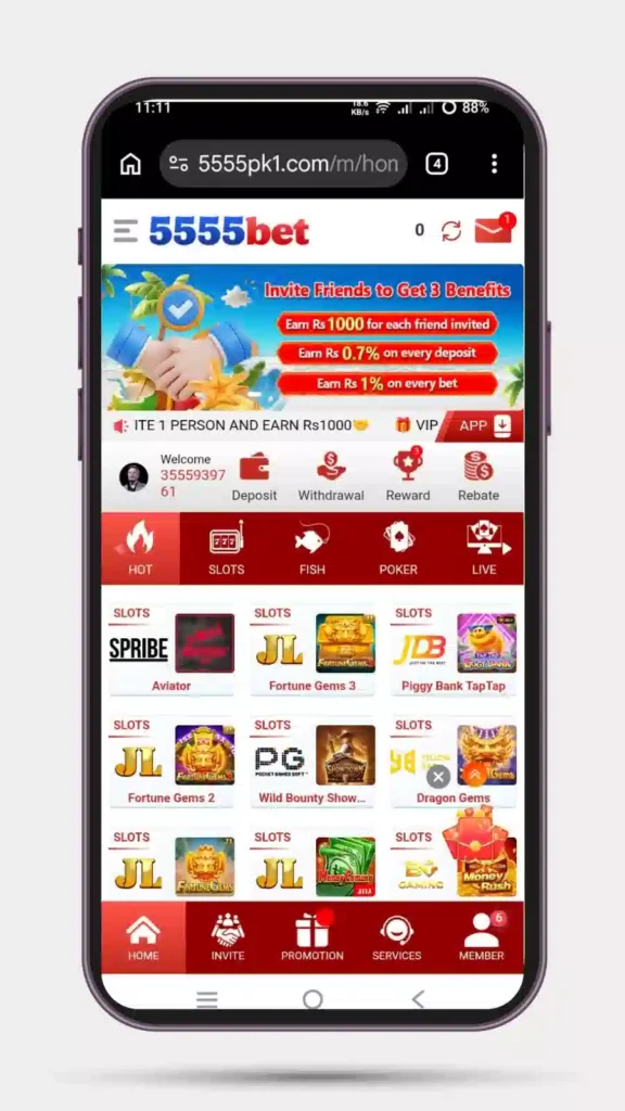 Home page of all games